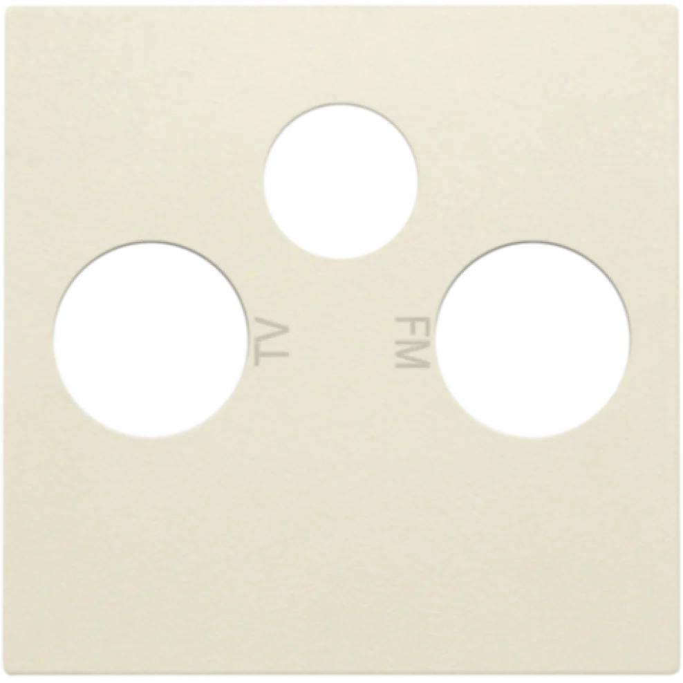 Set de finition pour 2 connexions coaxiale simples pour TV, FM et une connexion satellite (101-69551) – Image 3