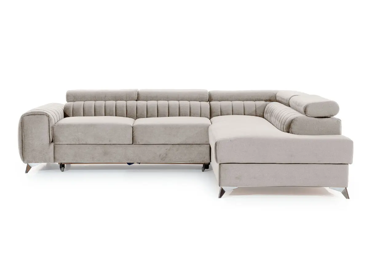 Canapé d'angle convertible têtières relevables SEOUL – Image 5