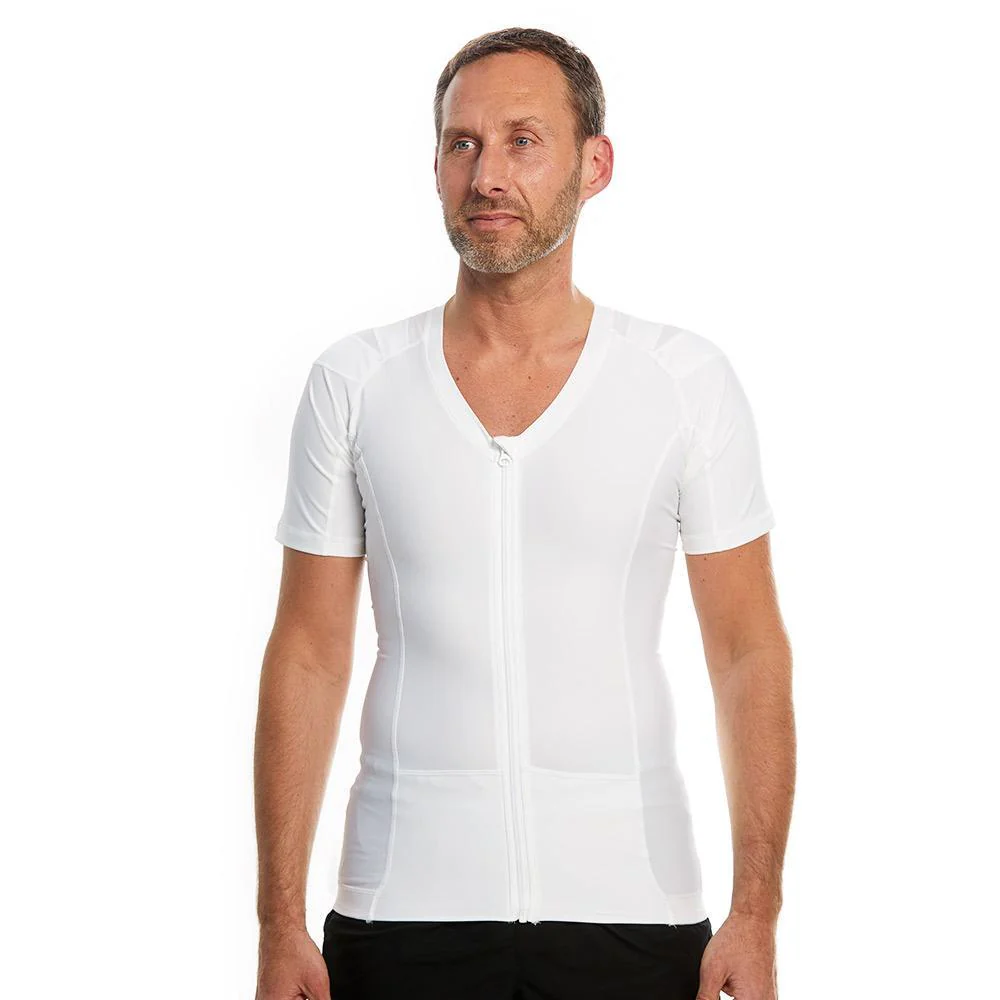 Men's Posture Shirt™ Zipper - Blanc – Image 2