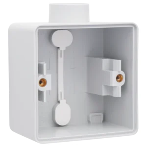 Boîte en saillie simple étanche aux projections d'eau avec une entrée M20 pour une fonction, grey Niko (700-84101)