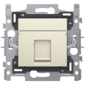 1 connexion RJ45 UTP cat. 5E, socle et set de finition Niko (100-65151)