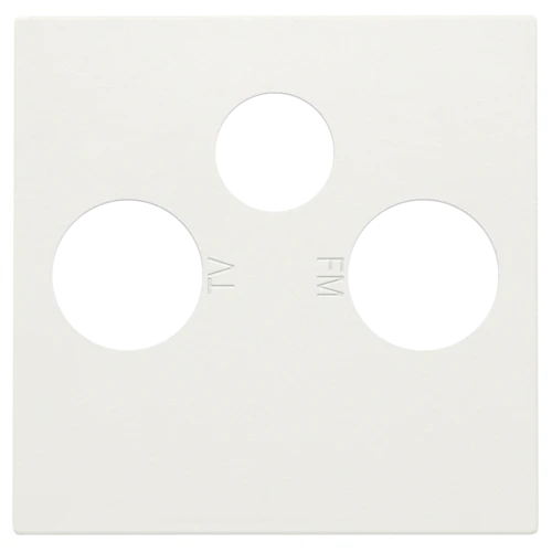 Set de finition pour 2 connexions coaxiale simples pour TV, FM et une connexion satellite (101-69551) – Image 2