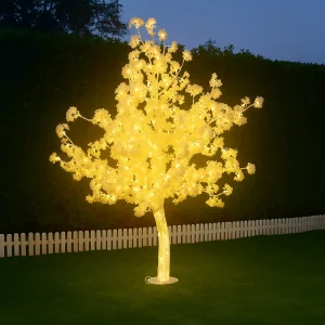 Arbre LED Lumineux Doré 2m | Décoration Automne Artificiel