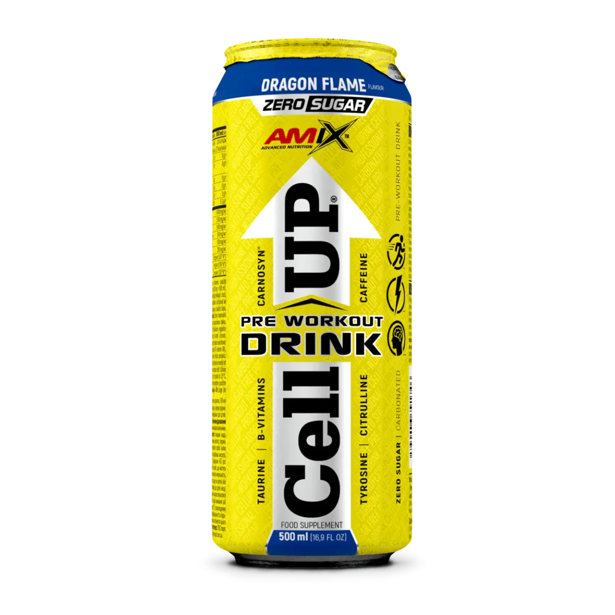 Boisson pré-entraînement CellUp Energy Drink 500ml – Amix Pro®
