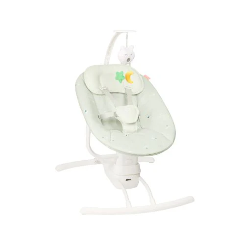 Structure haute de l'assise - Balancelle bébé motorisée Crème – Image 4