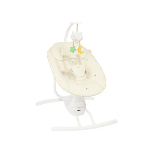 Barre de maintient de l'assise - Balancelle bébé motorisée créme – Image 3
