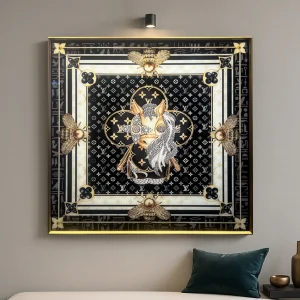 Tableau Équestre Luxe -  Art Mural - Décoration Tendance