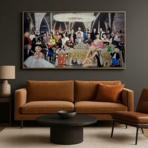 Tableau Le Banquet de l'Opulence Moderne - Décoration Moderne et luxueuse