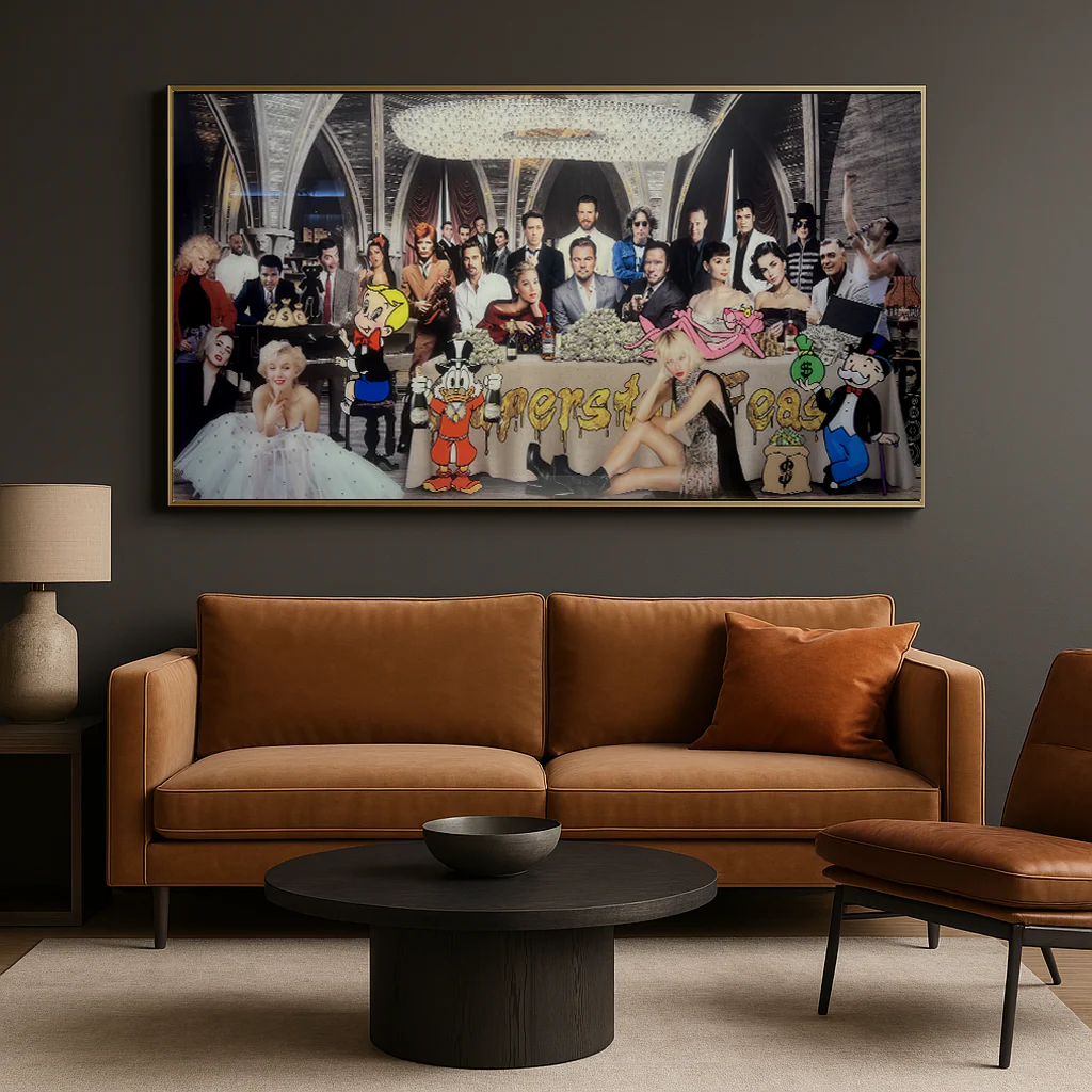 Tableau Le Banquet de l'Opulence Moderne - Décoration Moderne et luxueuse – Image 2