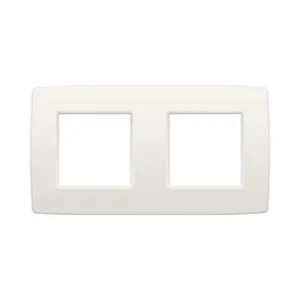 Double plaque de recouvrement de 71 mm d'entraxe horizontale Niko (100-76800)