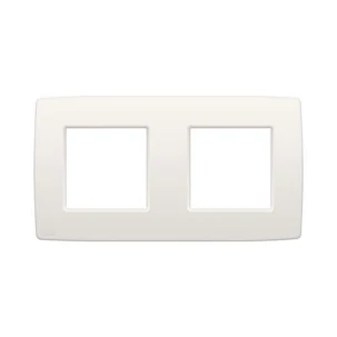 Double plaque de recouvrement de 71 mm d'entraxe horizontale Niko (100-76800)