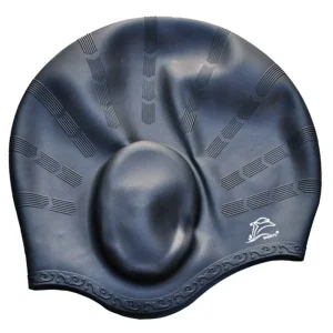 Bonnet de Bain en Silicone Étanche Protection Oreilles Antidérapant