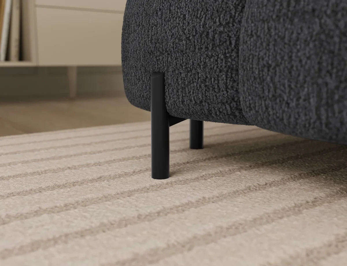 Montceau – Canapé panoramique en U convertible avec coffre et têtières réglables – Image 9