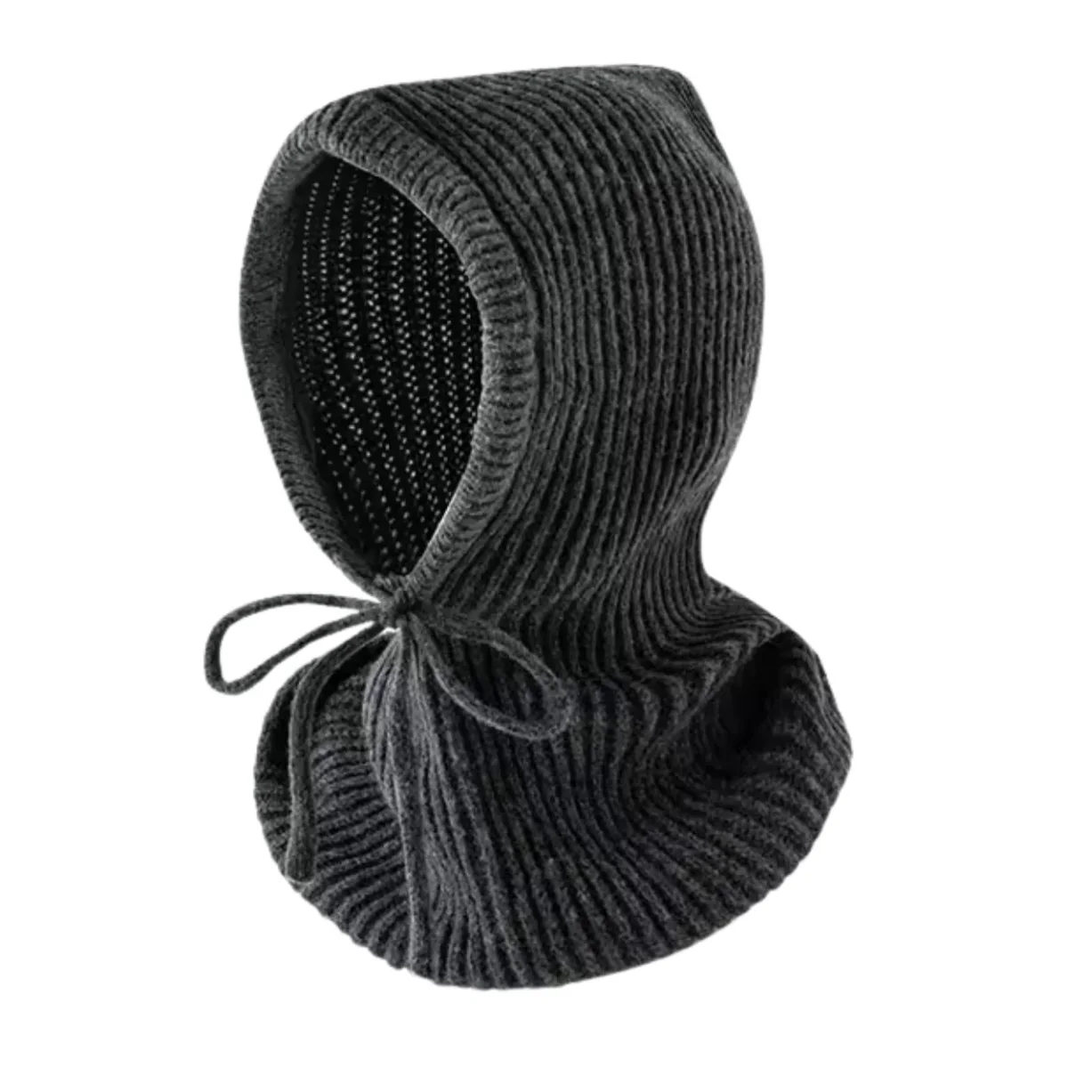 Cagoule Tricotée Unisexe Bonnet à Capuche – Image 2