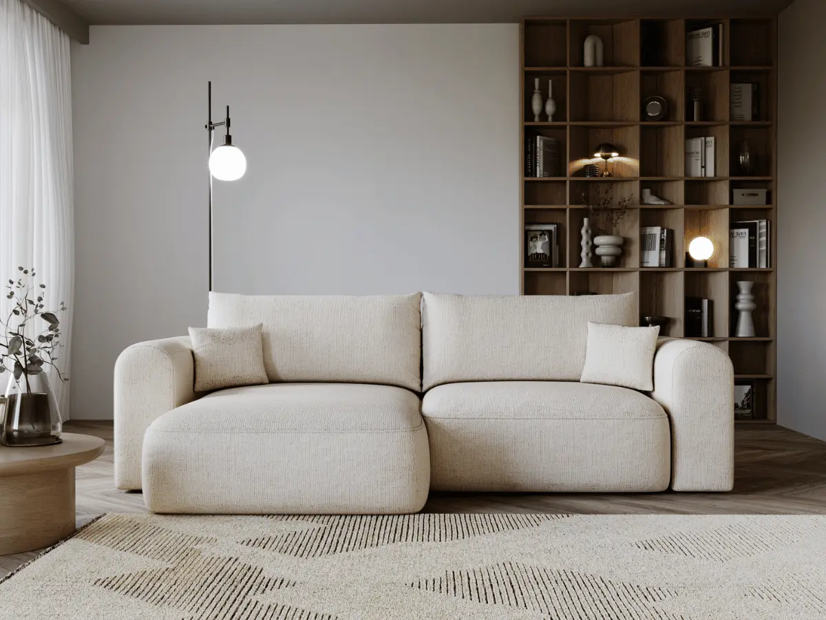 Canapé d'angle convertible avec grande méridienne - TROCADERO – Image 8