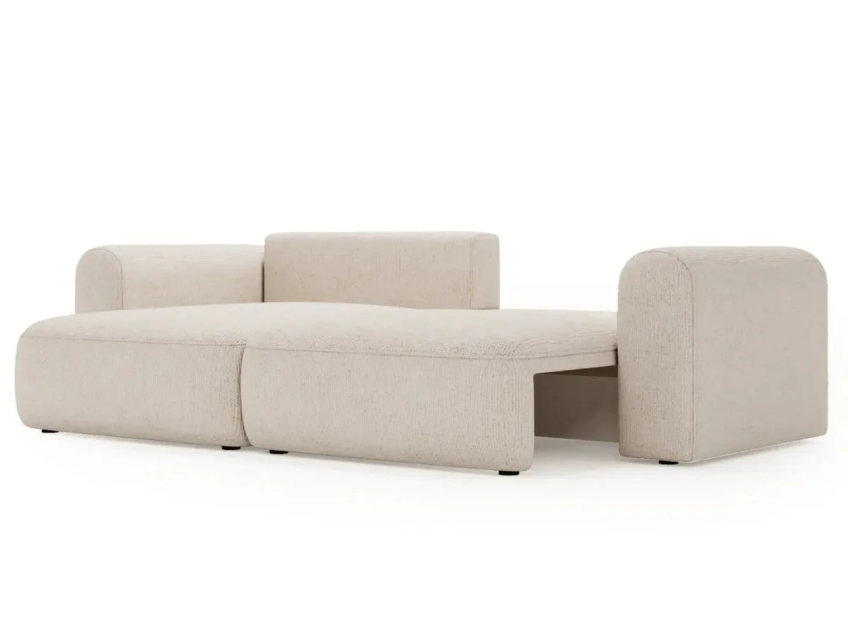 Canapé d'angle convertible avec grande méridienne - TROCADERO – Image 4