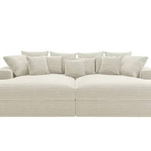 Canapé en velours côtelé doux OPERA