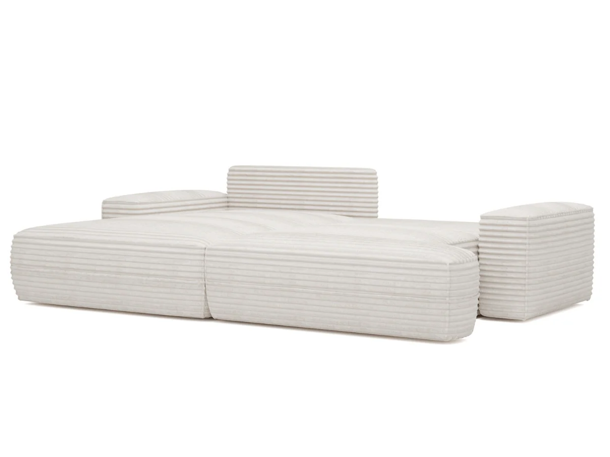 Canapé d'angle convertible velours côtelé Montmartre – Image 8