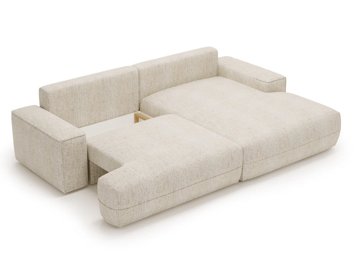 Canapé d'angle convertible avec grande méridienne PANTHEON – Image 5