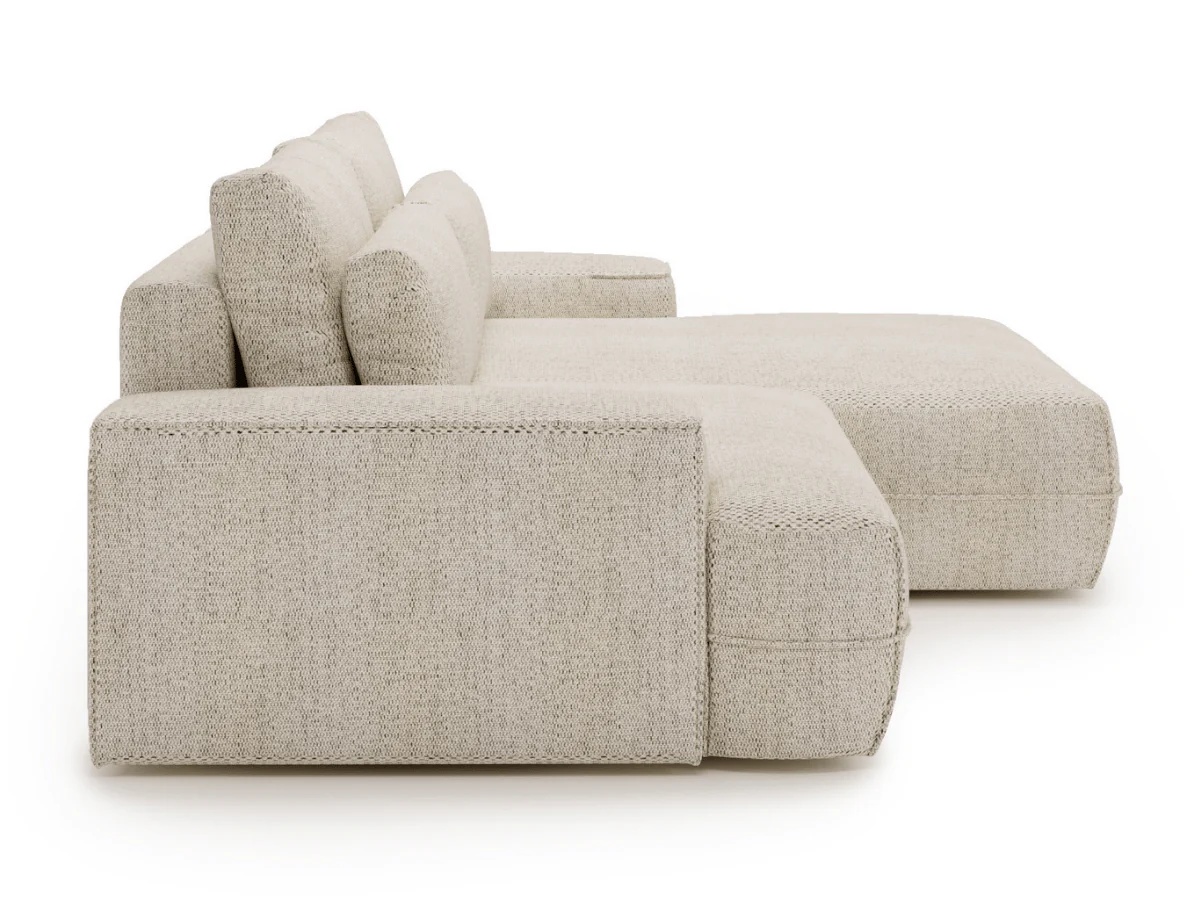 Canapé d'angle convertible avec grande méridienne PANTHEON – Image 7