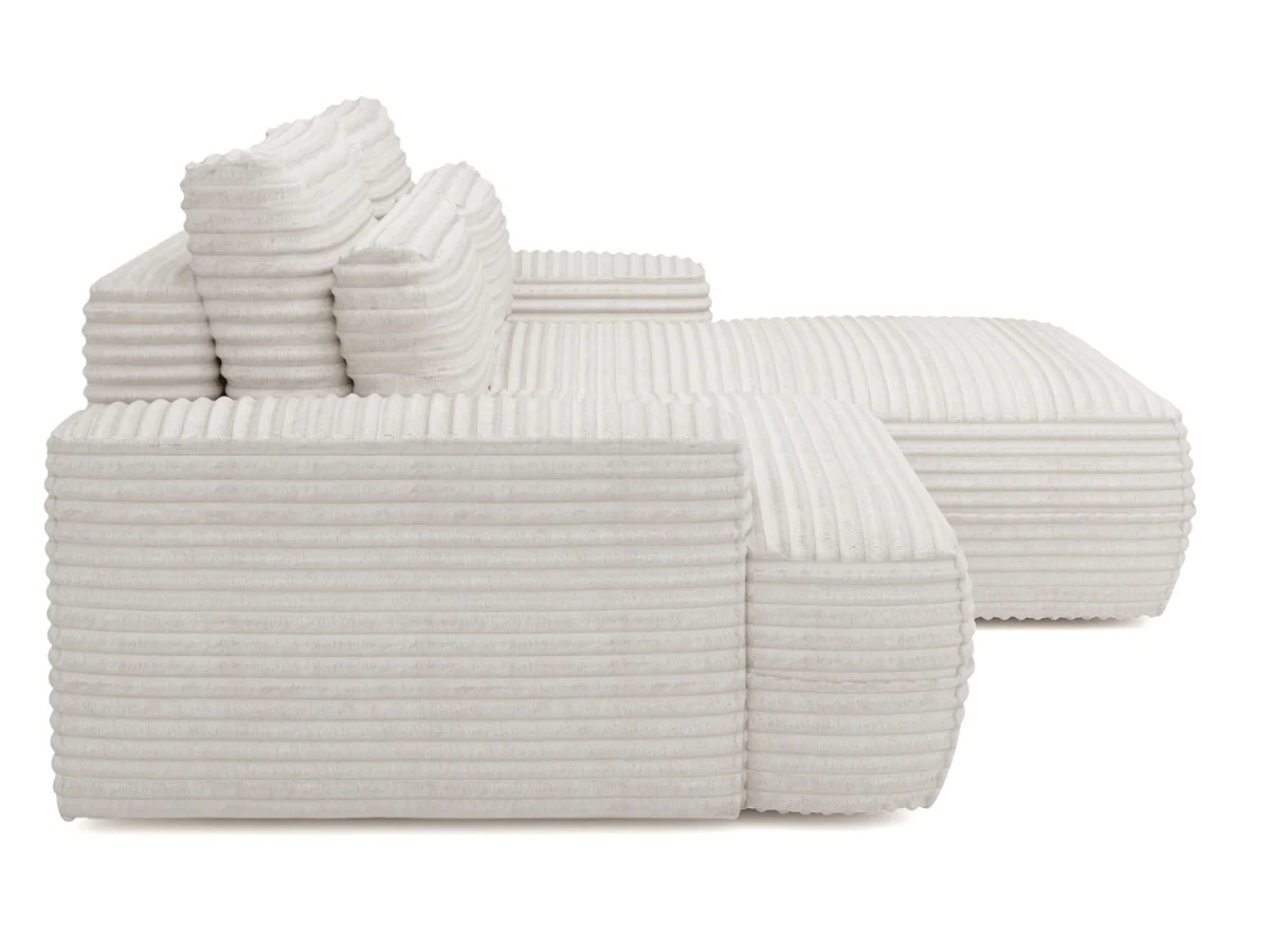 Canapé d'angle convertible velours côtelé Montmartre – Image 5