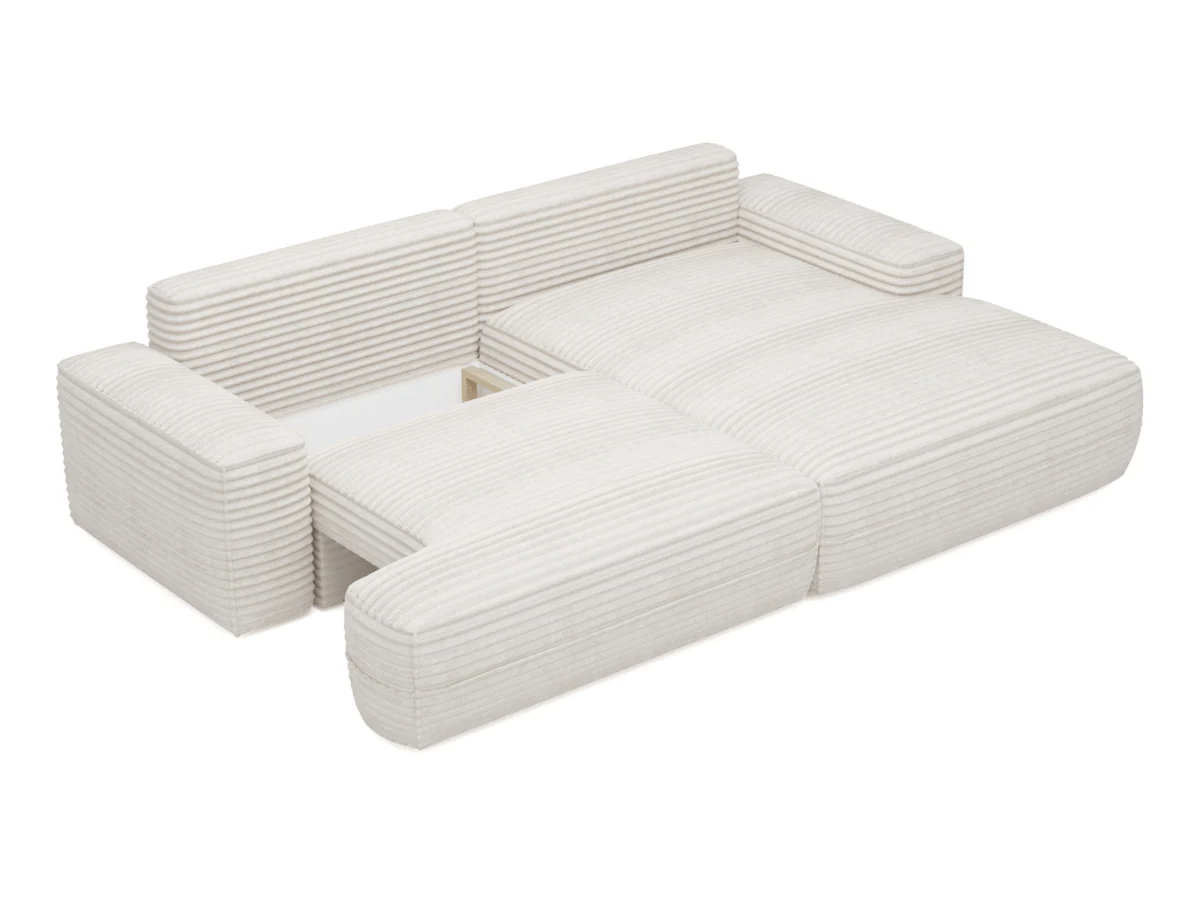 Canapé d'angle convertible velours côtelé Montmartre – Image 6