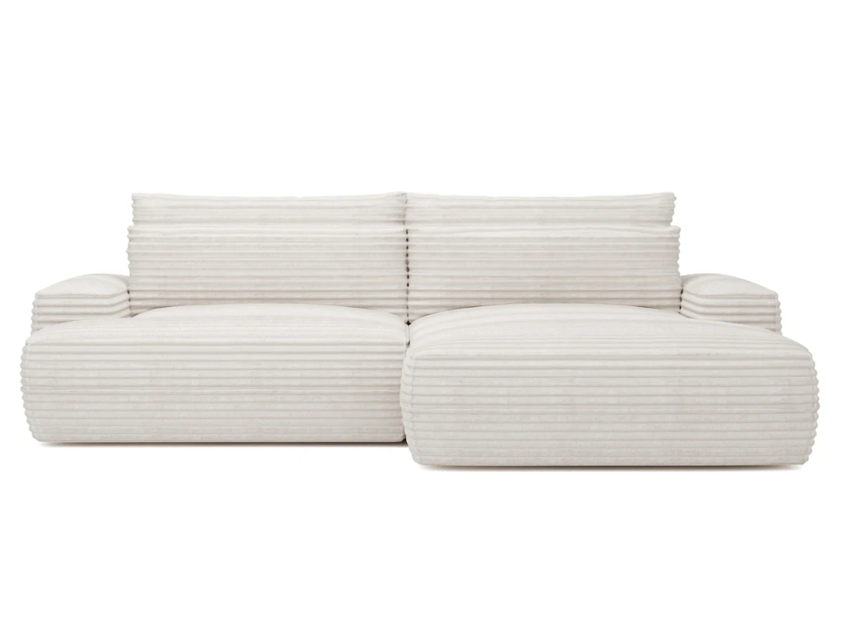 Canapé d'angle convertible velours côtelé Montmartre – Image 2