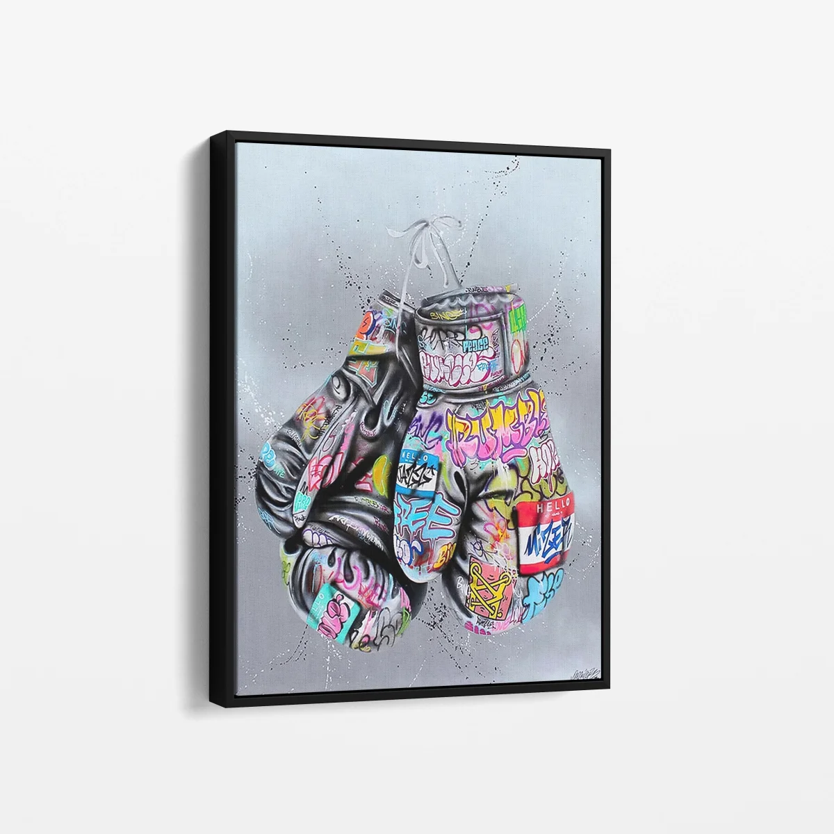 Tableau Pop Art "Graffiti Gloves" – Image 3