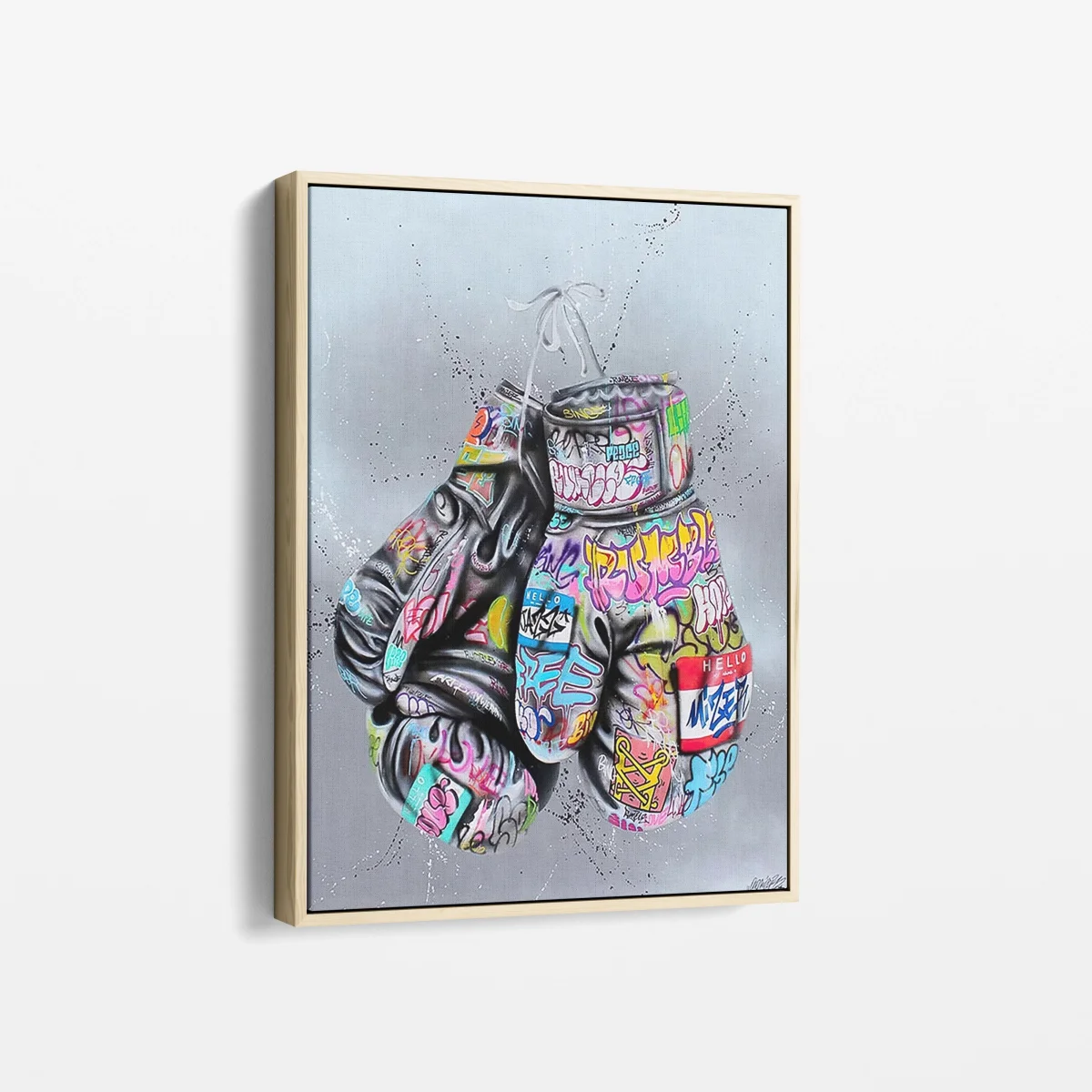 Tableau Pop Art "Graffiti Gloves" – Image 5