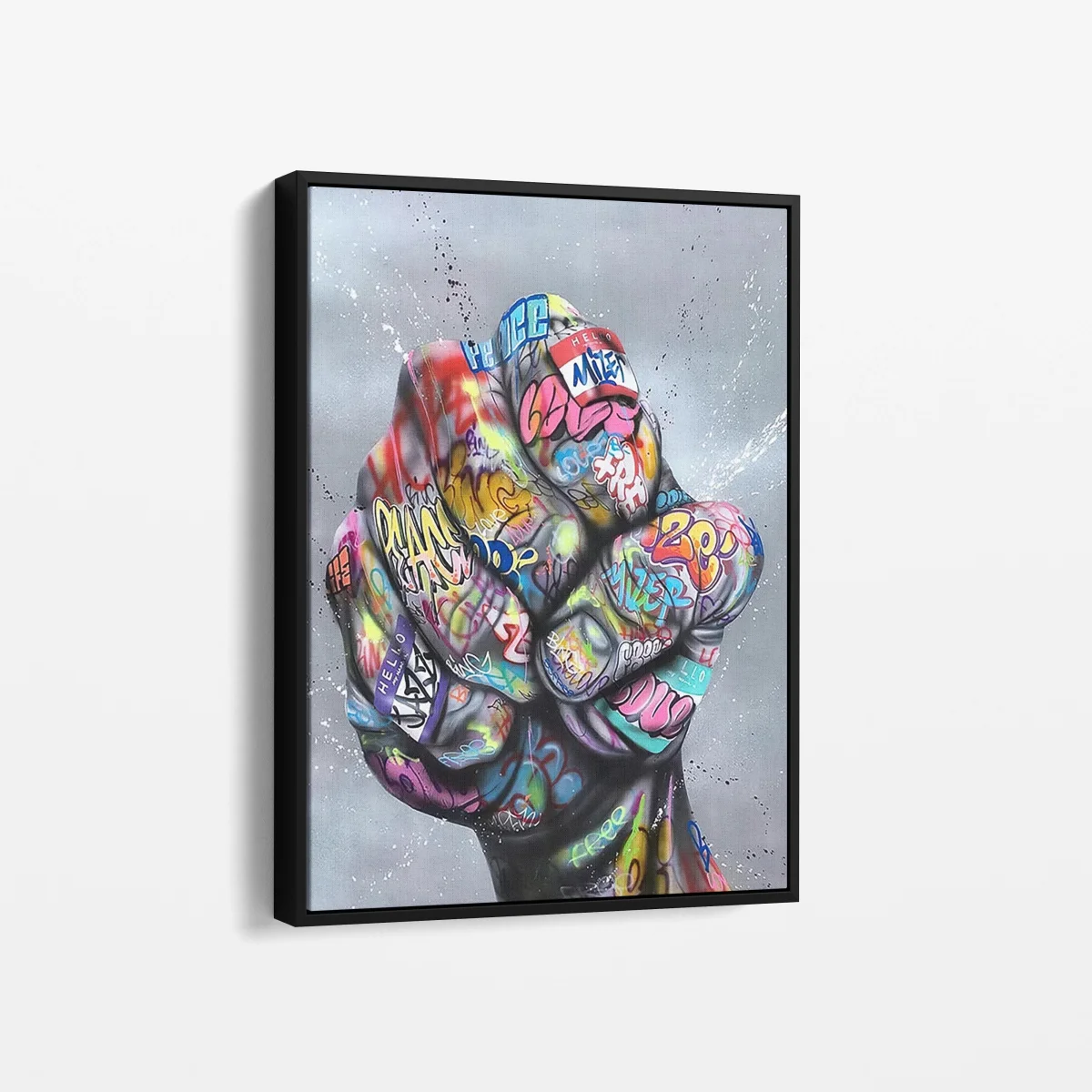 Tableau Pop Art "Poing Graffiti" – Image 3