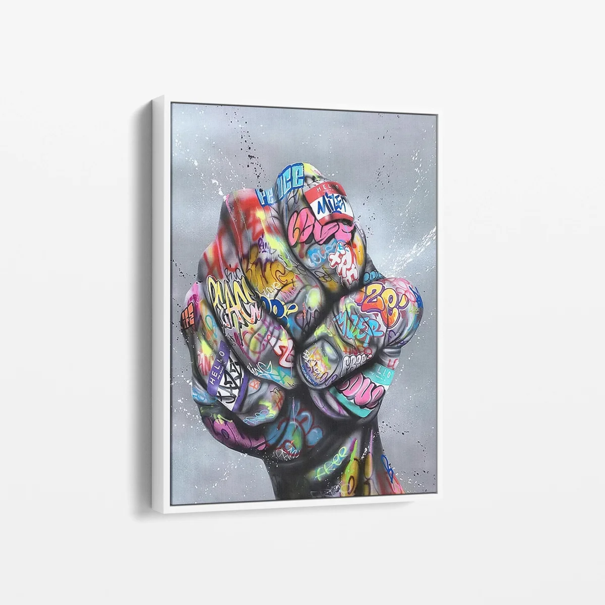 Tableau Pop Art "Poing Graffiti" – Image 4