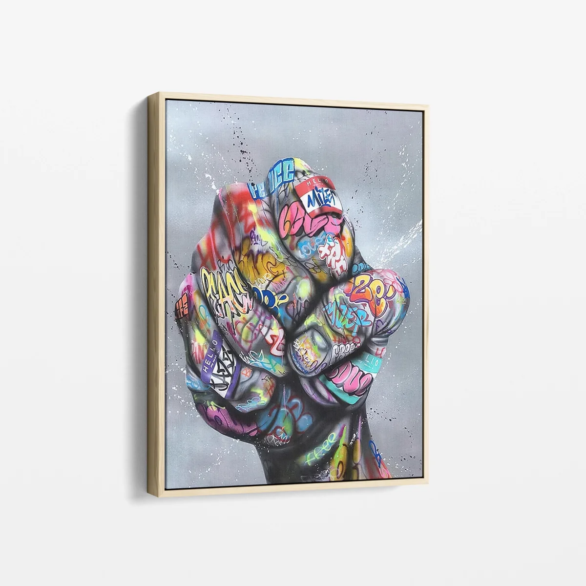 Tableau Pop Art "Poing Graffiti" – Image 5