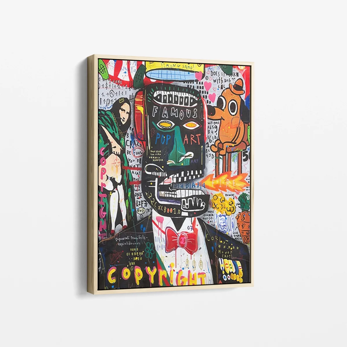 Tableau Pop Art "Famous Copyright" – Image 5