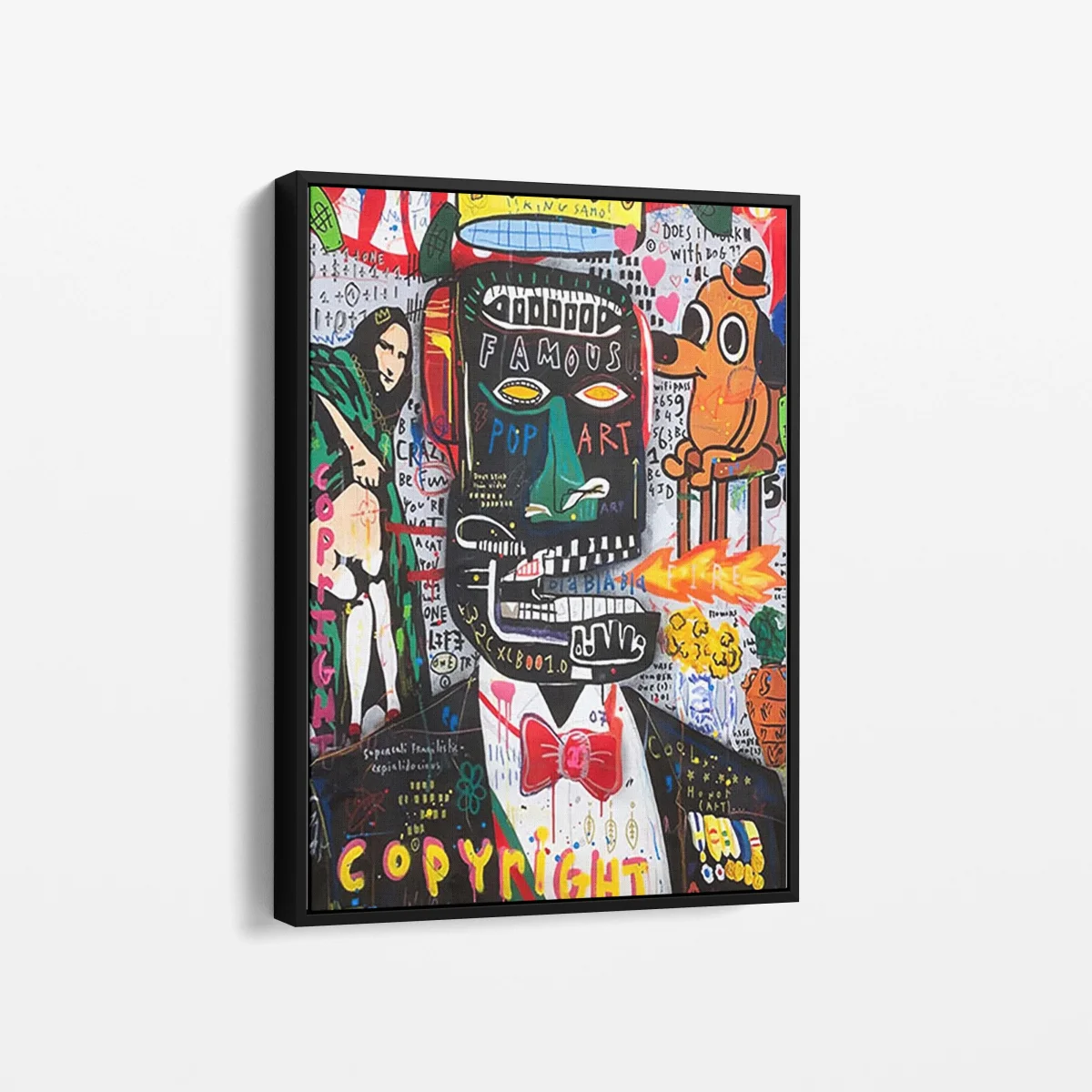 Tableau Pop Art "Famous Copyright" – Image 4
