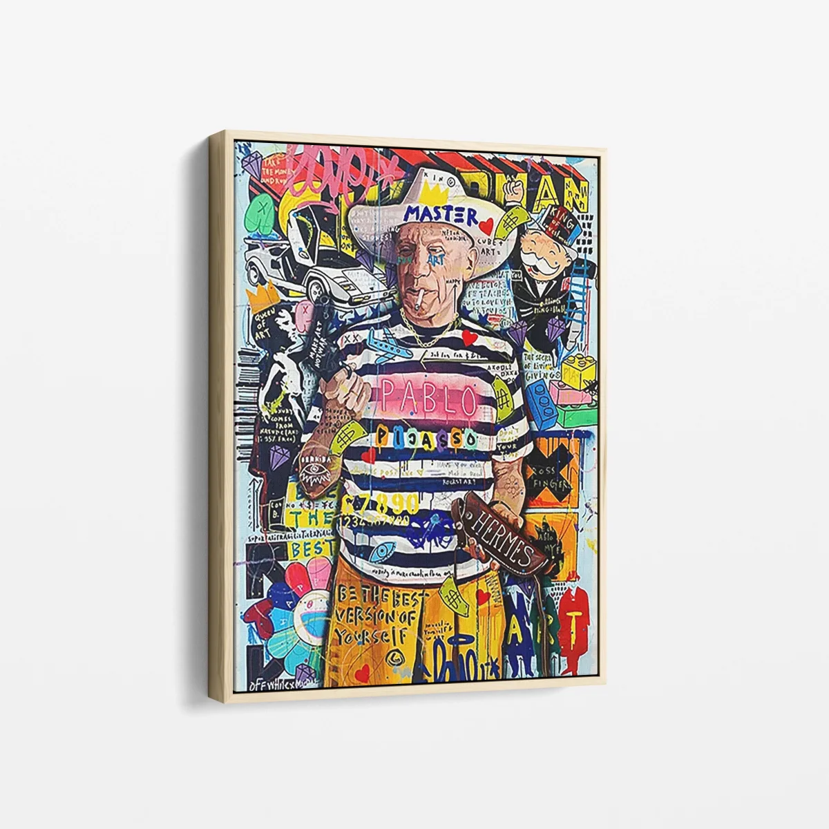 Tableau Pop Art "Maître du Cubisme" – Image 9