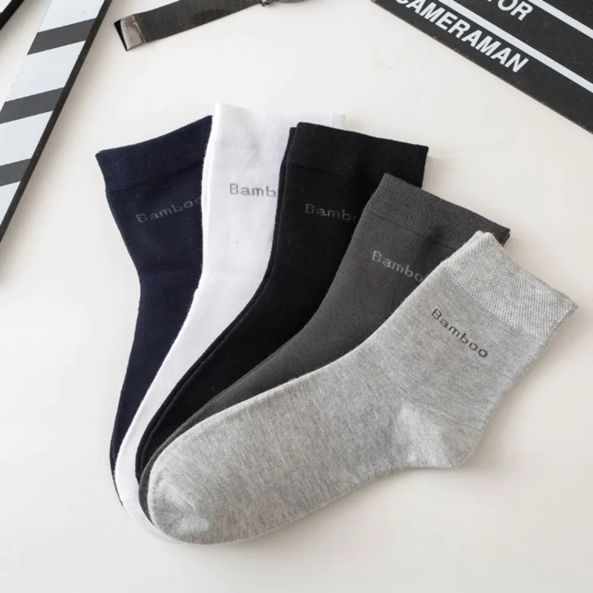 Chaussettes Homme en Fibre de Bambou Antibactériennes – Image 9
