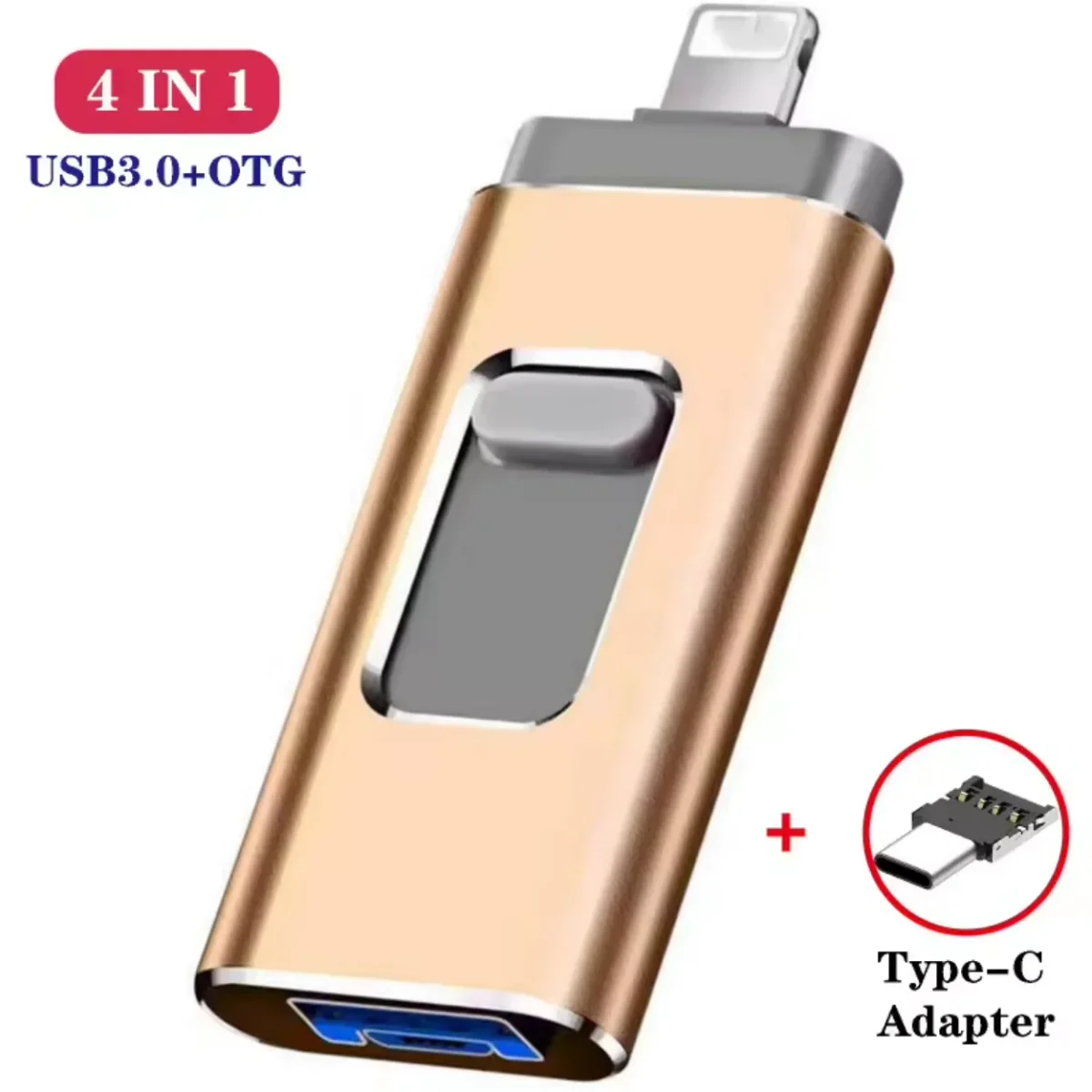 Clé USB 4-en-1 iFlashDrive™ pour iPhone Android & PC – Image 6