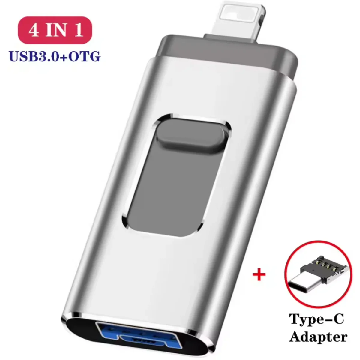 Clé USB 4-en-1 iFlashDrive™ pour iPhone Android & PC – Image 9