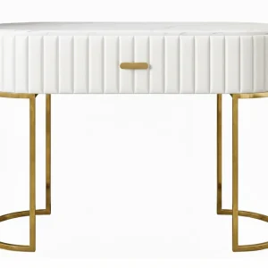 Coiffeuse dessus de table en faux marbre avec tiroir - BODOUME