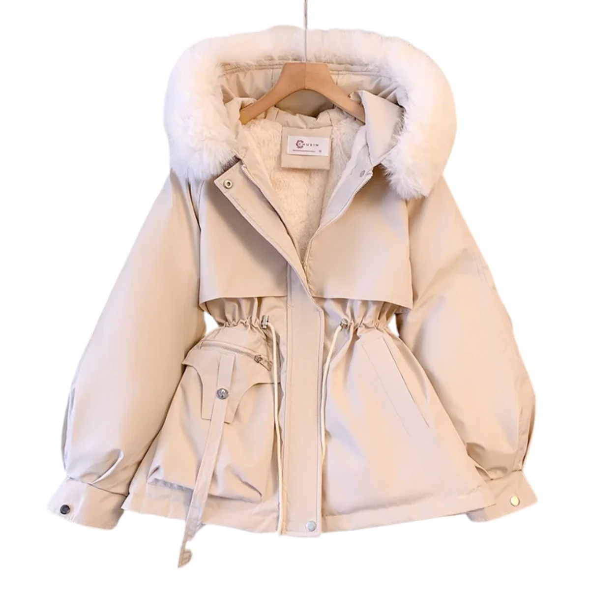 Doudoune Hiver Femme avec Capuche – Image 6