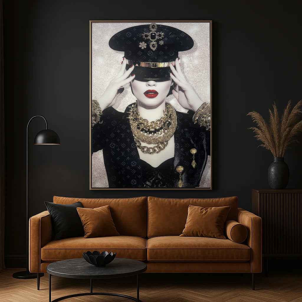 Tableau Élégance Mystérieuse" - Art Mural de Luxe - Décoration Tendance – Image 3