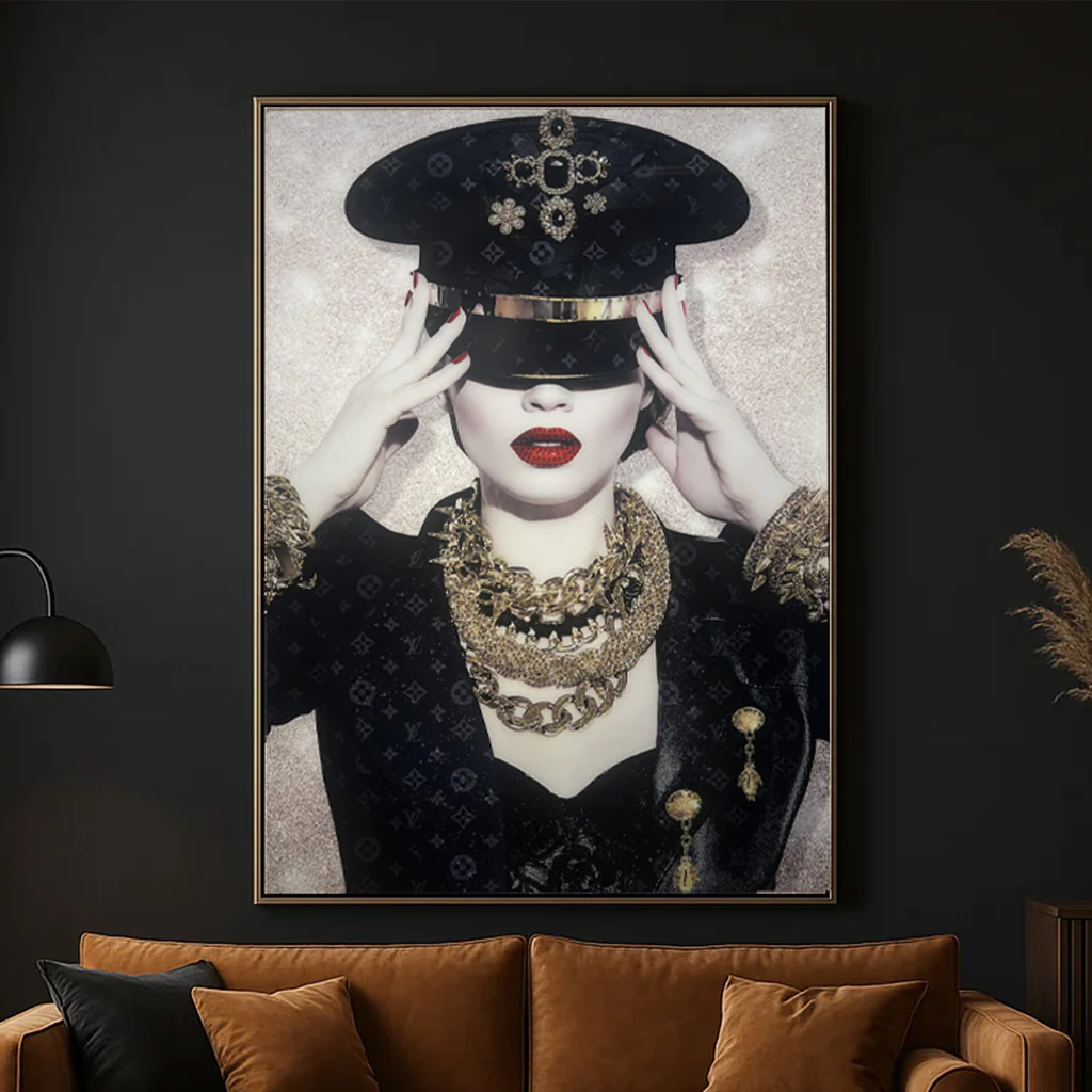 Tableau Élégance Mystérieuse" - Art Mural de Luxe - Décoration Tendance – Image 2