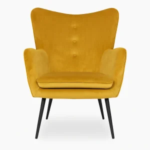 Fauteuil en velours design - ERGO