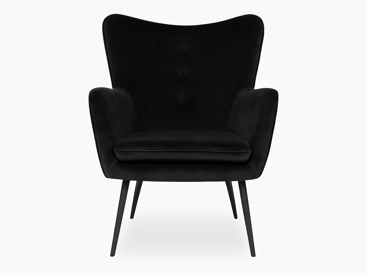 Fauteuil en velours design - ERGO – Image 6