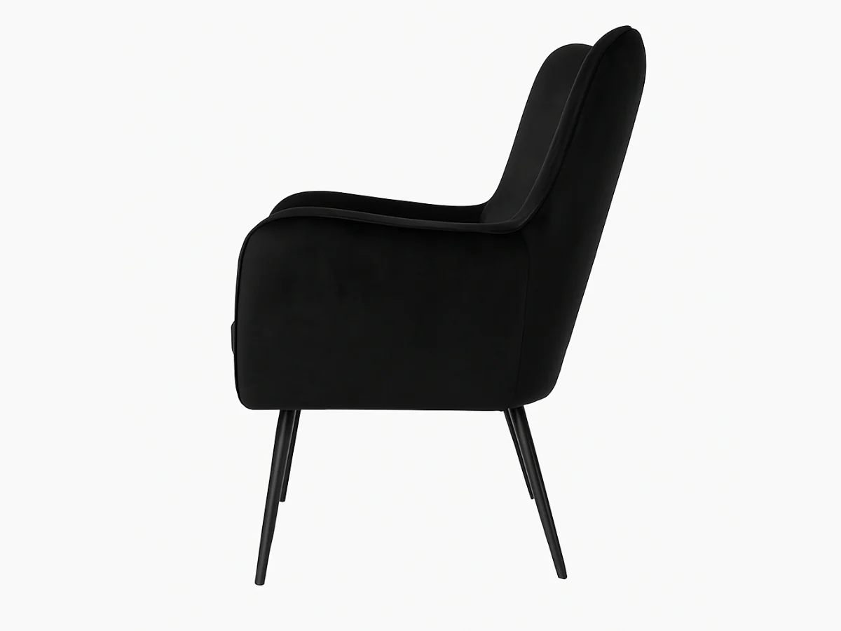 Fauteuil en velours design - ERGO – Image 7