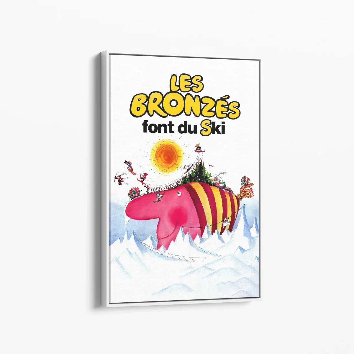 Tableau Affiche French Fried Vacation 2 The Bronzés Go Skiing (1979) – Image 5