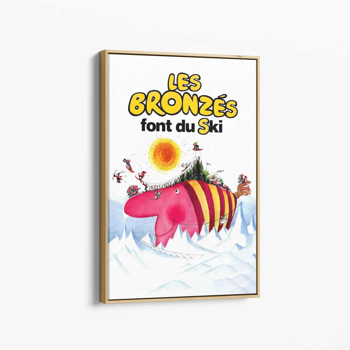 Tableau Affiche French Fried Vacation 2 The Bronzés Go Skiing (1979) – Image 6