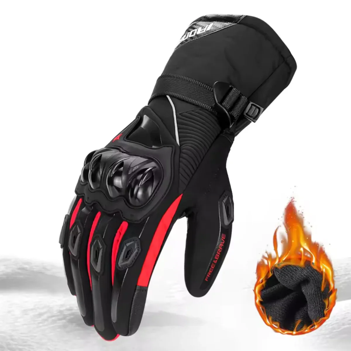 Gants Hiver Moto Chauds Tactiles & Imperméables – Image 6