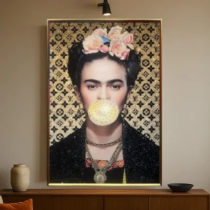 Tableau Le Souffle Jaune de Frida- Décoration Tendance - Art Luxueux