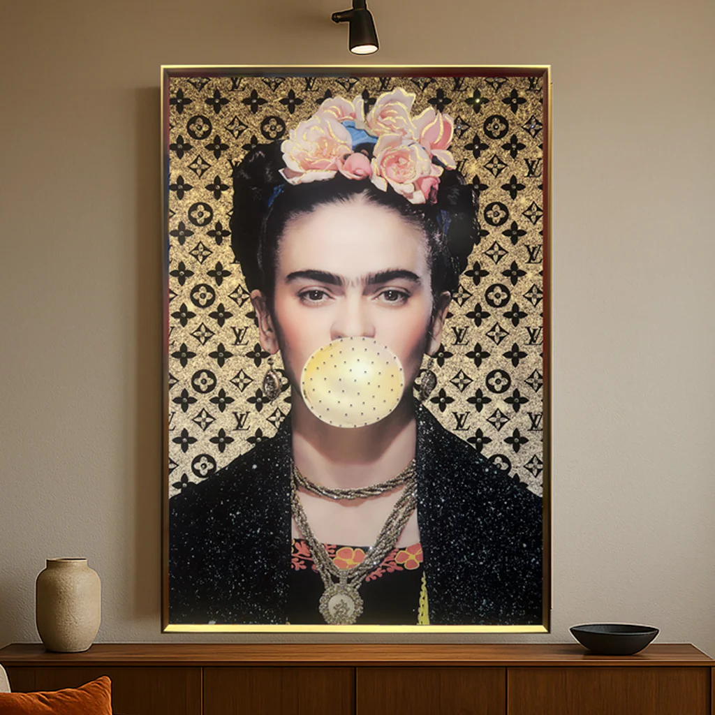 Tableau Le Souffle Jaune de Frida- Décoration Tendance - Art Luxueux